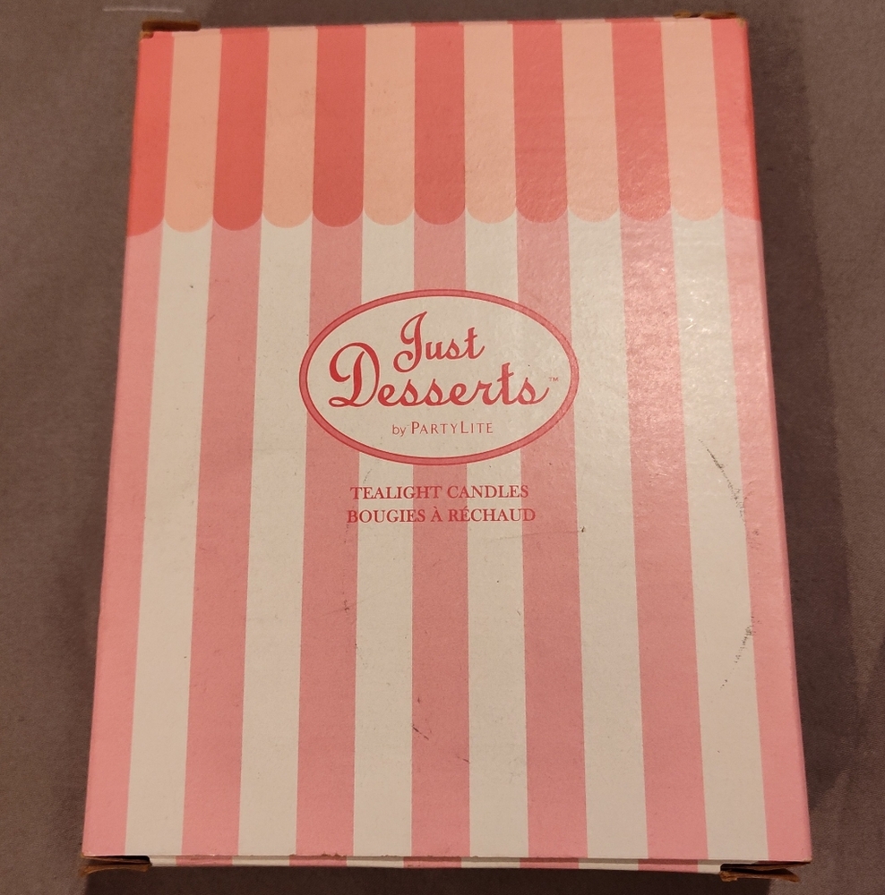Just Desserts by PartyLite Tealight Candles 10ct Apple Strudel